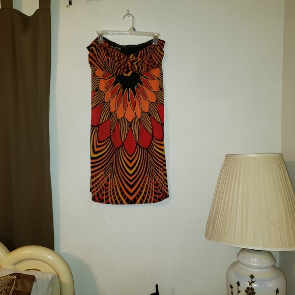 Strapless multi colored sundress - Picture 3 of 3